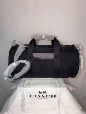 NWT Coach Theo Duffle Bag in Signature Jacquard (Style Code: CBF22)